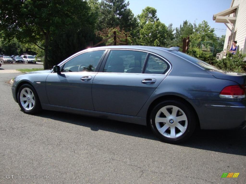2008 7 Series 750Li Sedan - Michigan Blue Metallic / Lava Blue photo #2