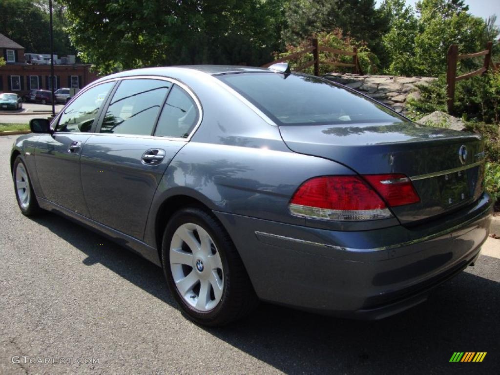 2008 7 Series 750Li Sedan - Michigan Blue Metallic / Lava Blue photo #3