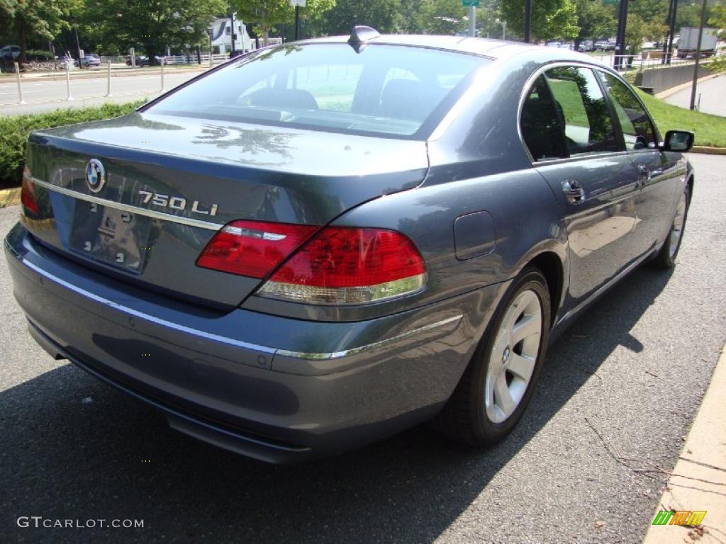 2008 7 Series 750Li Sedan - Michigan Blue Metallic / Lava Blue photo #6