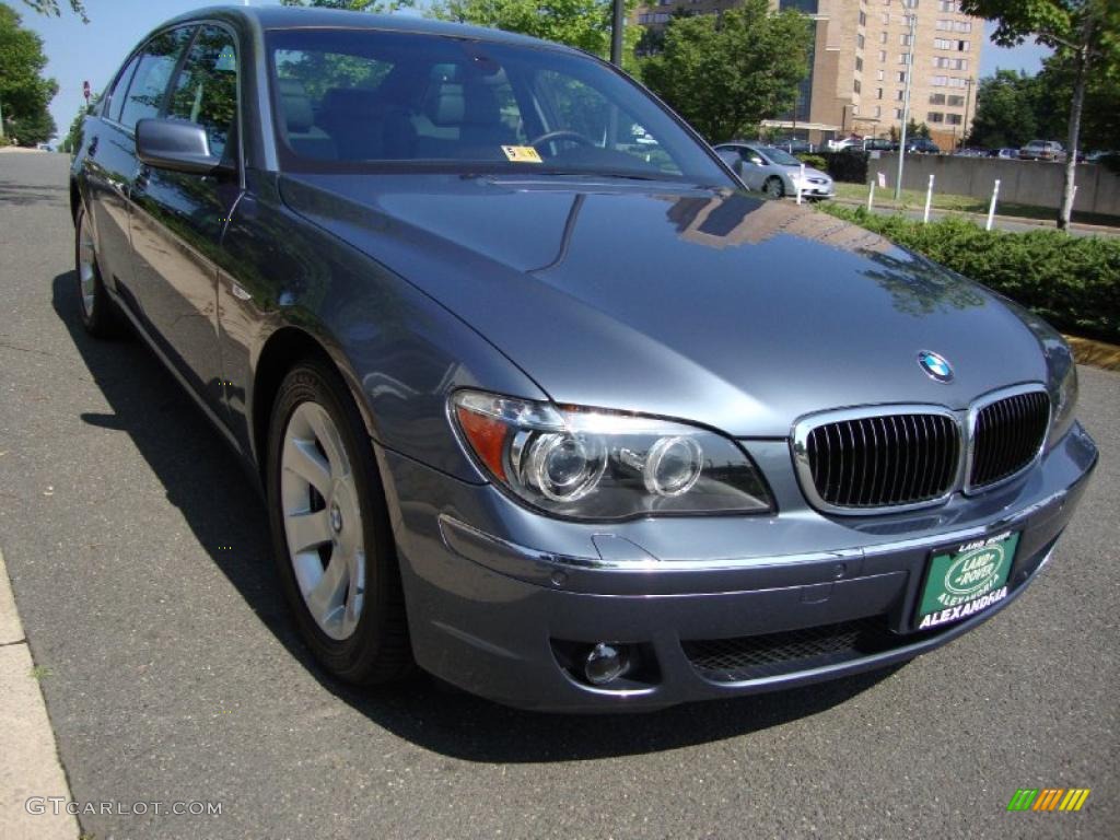 2008 7 Series 750Li Sedan - Michigan Blue Metallic / Lava Blue photo #7