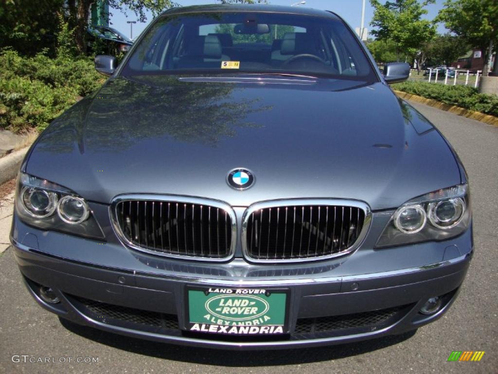 2008 7 Series 750Li Sedan - Michigan Blue Metallic / Lava Blue photo #9