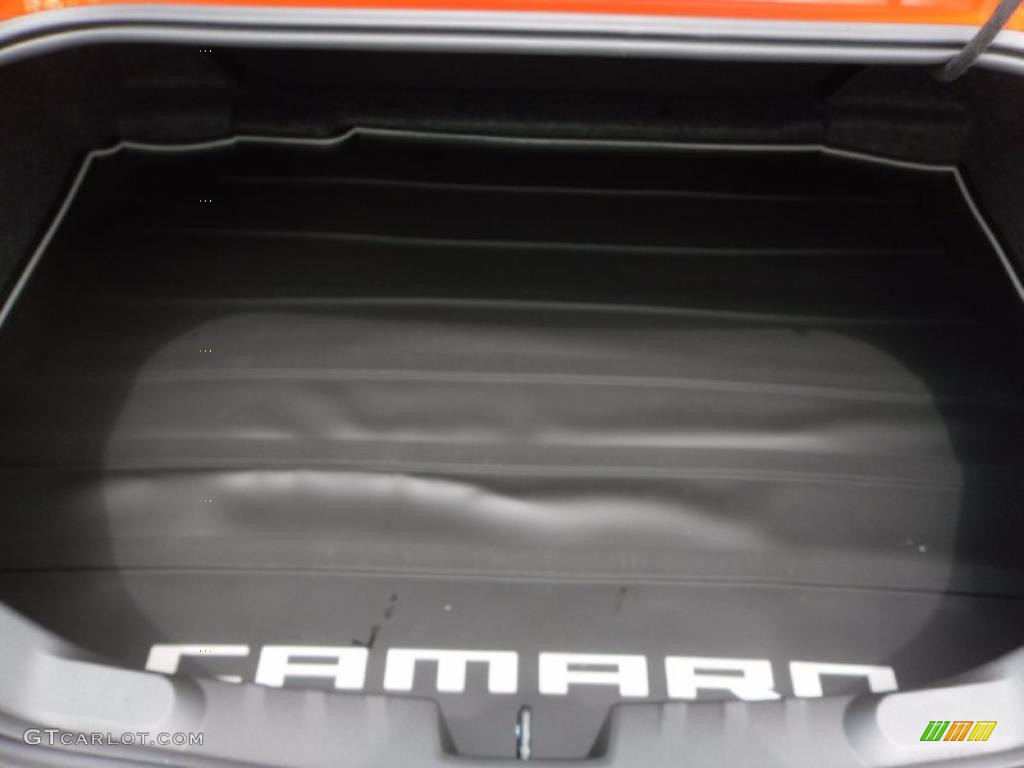 2010 Camaro SS/RS Coupe - Inferno Orange Metallic / Black photo #14