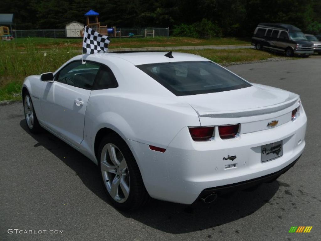 2010 Camaro SS/RS Coupe - Summit White / Beige photo #2