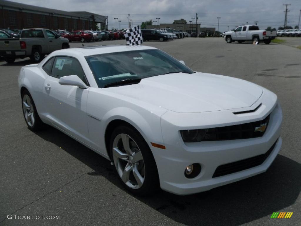 2010 Camaro SS/RS Coupe - Summit White / Beige photo #5