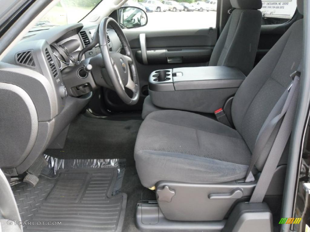 2007 Silverado 1500 LT Z71 Extended Cab 4x4 - Black / Dark Titanium Gray photo #7