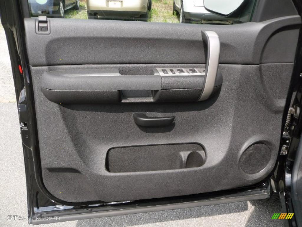 2007 Silverado 1500 LT Z71 Extended Cab 4x4 - Black / Dark Titanium Gray photo #8