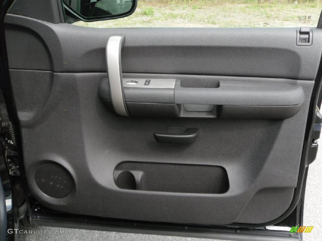 2007 Silverado 1500 LT Z71 Extended Cab 4x4 - Black / Dark Titanium Gray photo #19