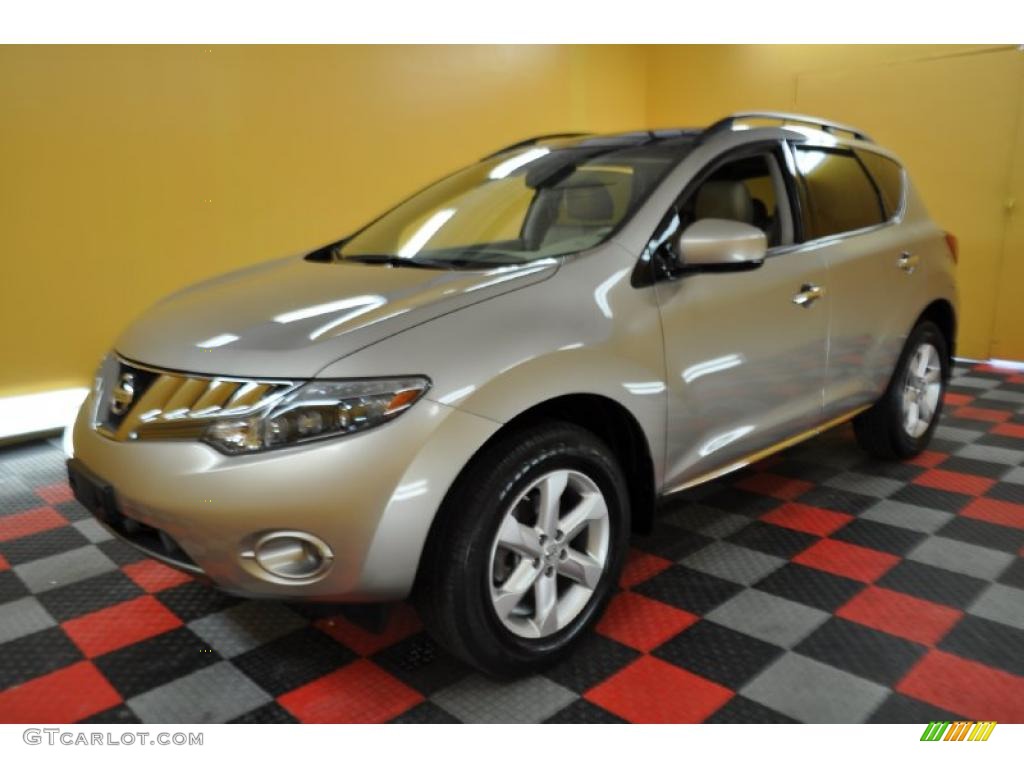 2009 Murano SL AWD - Saharan Stone Metallic / Beige photo #3