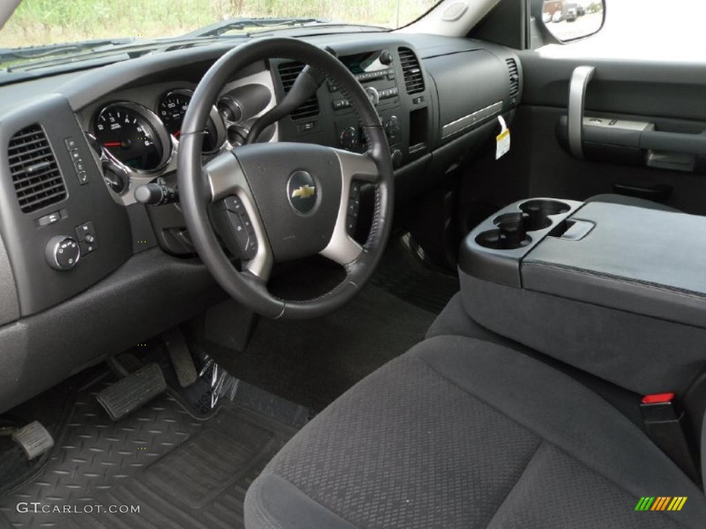 2007 Silverado 1500 LT Z71 Extended Cab 4x4 - Black / Dark Titanium Gray photo #24