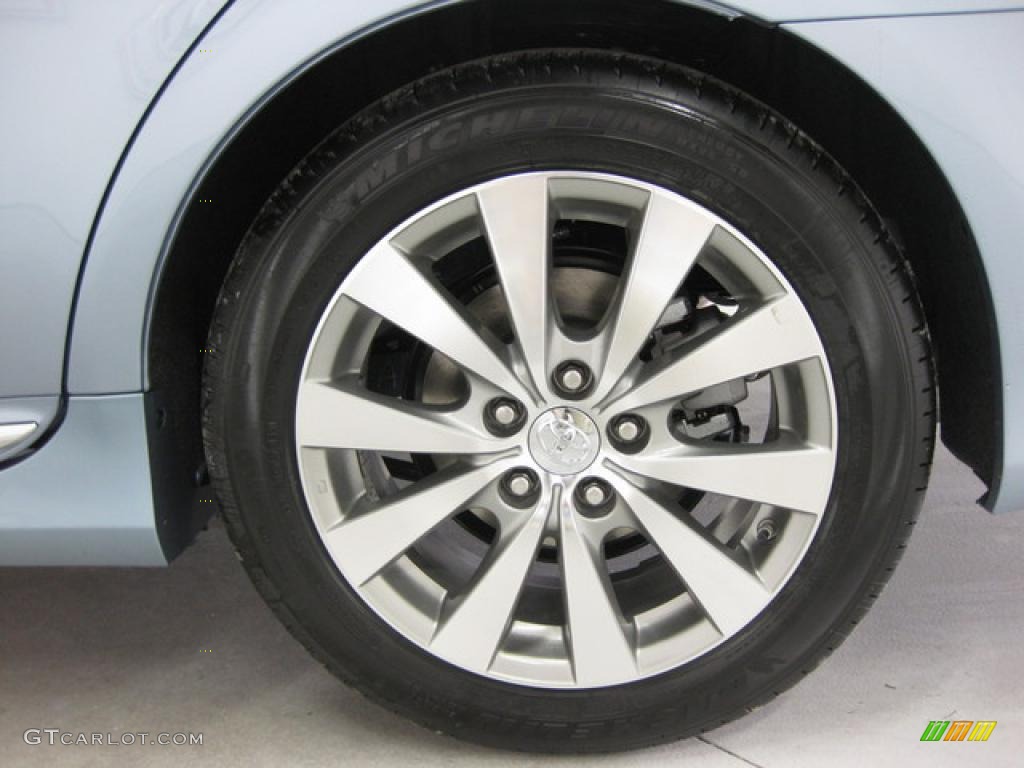 2011 Avalon Limited - Zephyr Blue Metallic / Light Gray photo #9