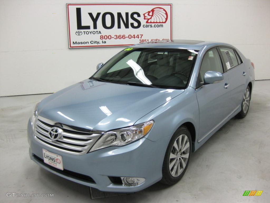 2011 Avalon Limited - Zephyr Blue Metallic / Light Gray photo #26