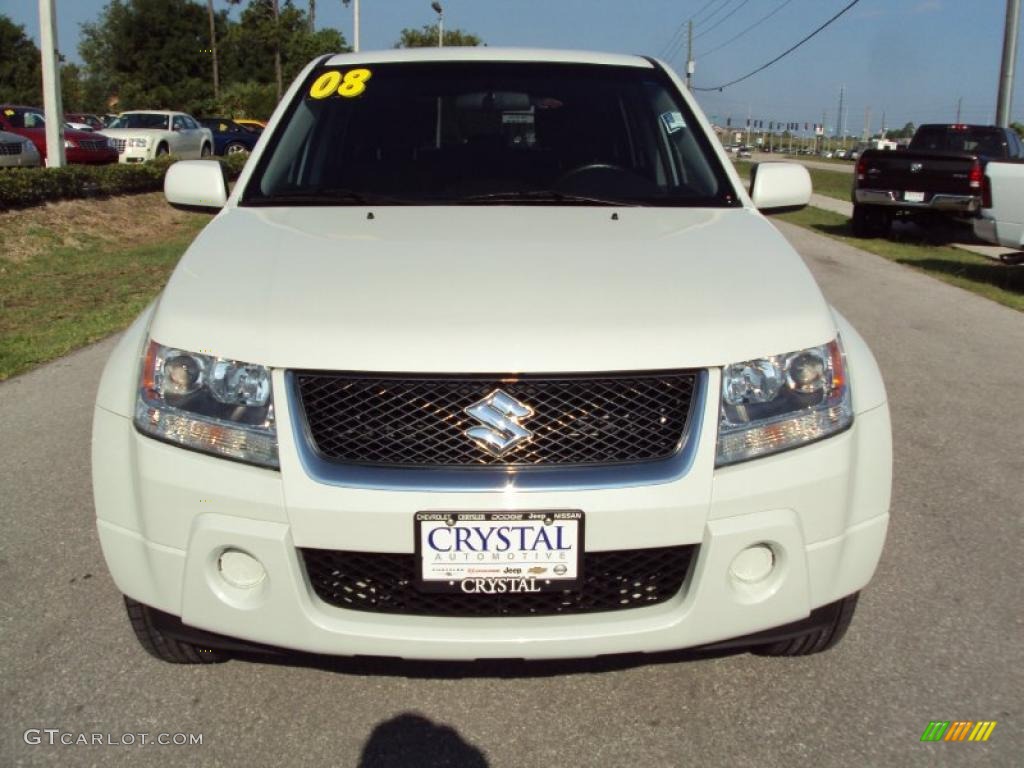 2008 Grand Vitara  - White Water Pearl / Black photo #14