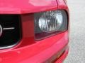 2008 Dark Candy Apple Red Ford Mustang V6 Premium Coupe  photo #9