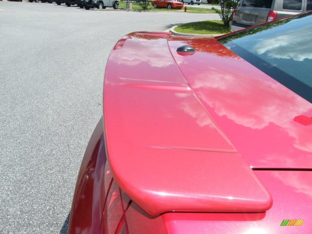 2008 Mustang V6 Premium Coupe - Dark Candy Apple Red / Dark Charcoal photo #24