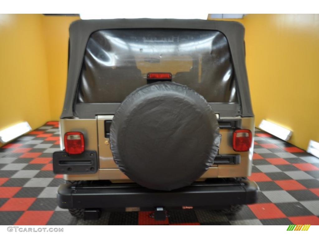 2004 Wrangler Unlimited 4x4 - Light Khaki Metallic / Dark Slate Gray photo #5