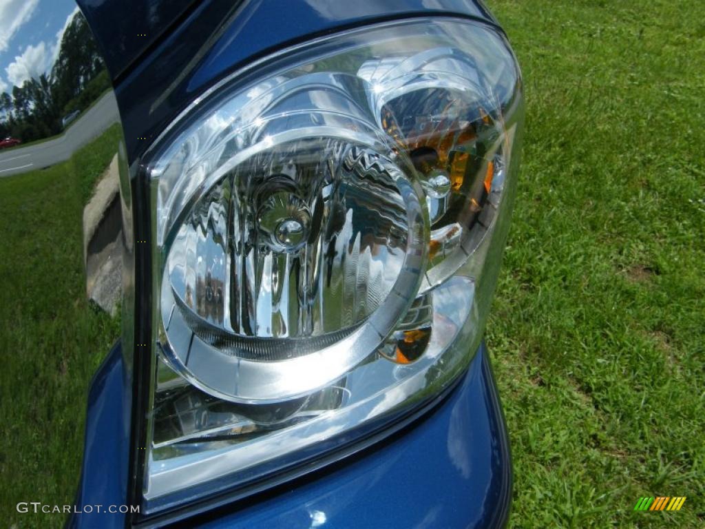 2008 Ram 1500 Big Horn Edition Quad Cab - Electric Blue Pearl / Medium Slate Gray photo #10