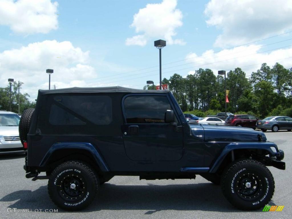 2006 Wrangler Unlimited 4x4 - Midnight Blue Pearl / Dark Slate Gray photo #6