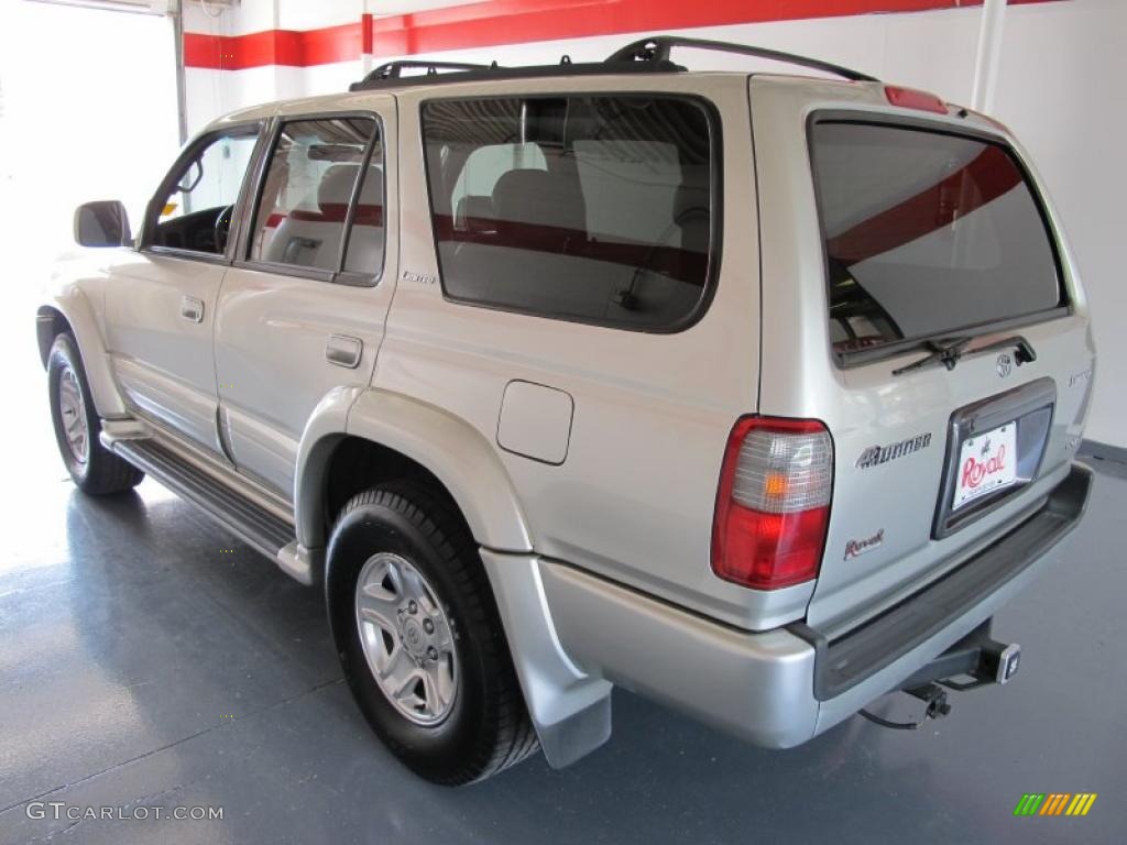 1999 4Runner Limited - Millennium Silver Metallic / Oak photo #4