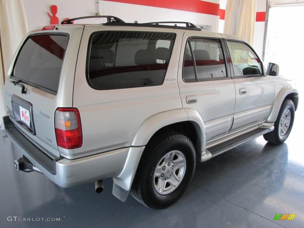 1999 4Runner Limited - Millennium Silver Metallic / Oak photo #6