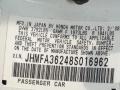 Taffeta White - Civic Hybrid Sedan Photo No. 43