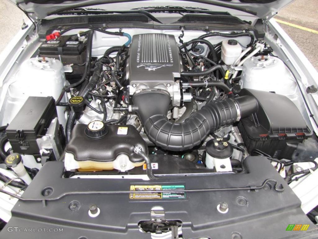 2007 Mustang GT Premium Coupe - Satin Silver Metallic / Dark Charcoal photo #17