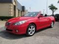 2005 Absolutely Red Toyota Solara SLE V6 Convertible  photo #3