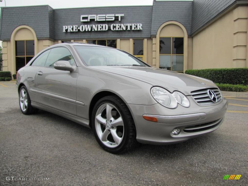 2005 CLK 320 Coupe - Pewter Metallic / Charcoal photo #1