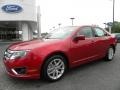 2010 Red Candy Metallic Ford Fusion SEL  photo #6