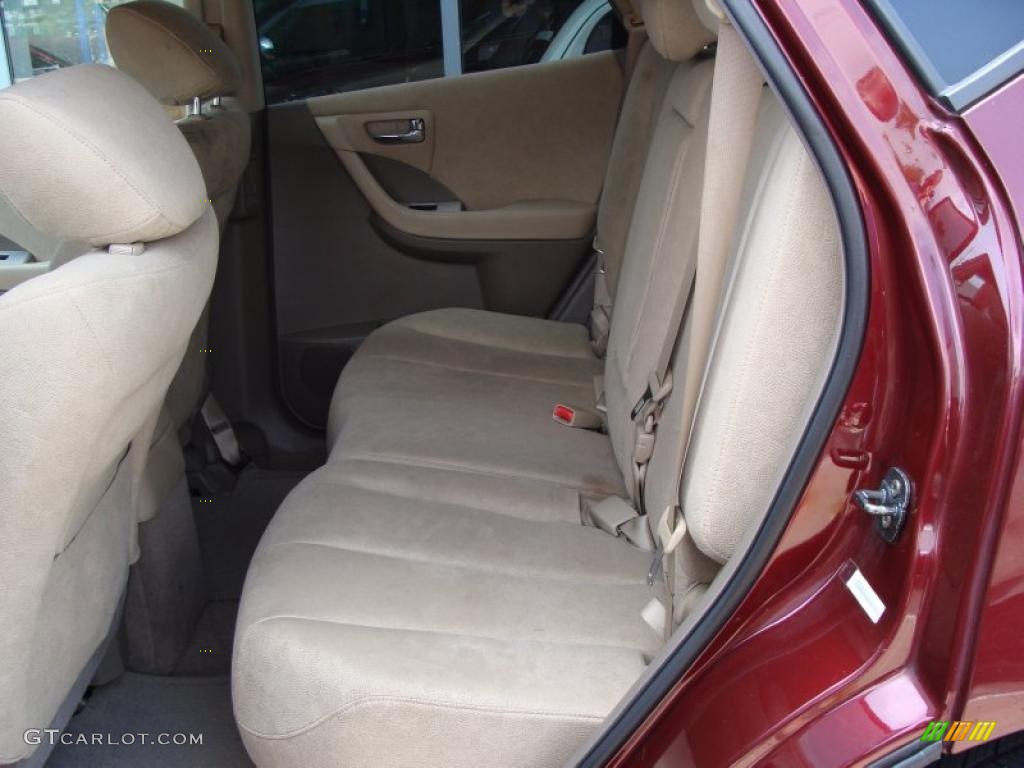 2007 Murano S AWD - Merlot Pearl / Cafe Latte photo #16