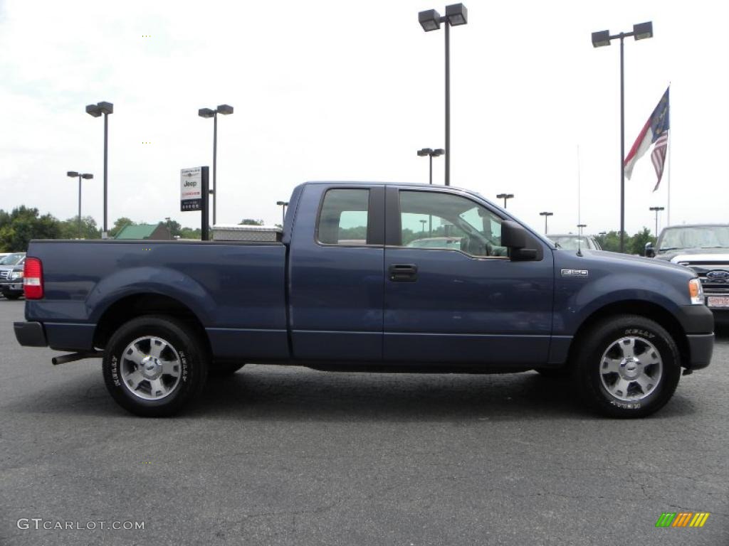 2006 F150 XL SuperCab - Medium Wedgewood Blue Metallic / Medium Flint photo #2