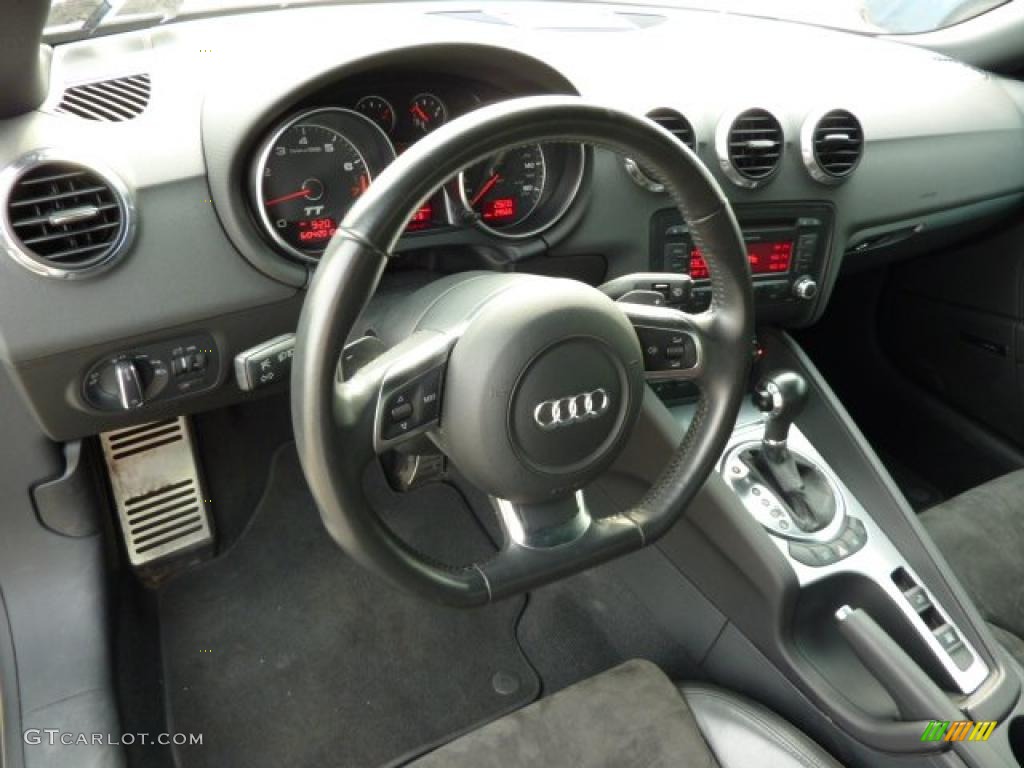 2008 TT 2.0T Roadster - Ice Silver Metallic / Black photo #10