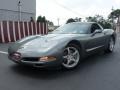 2004 Medium Spiral Gray Metallic Chevrolet Corvette Coupe  photo #1