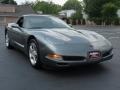 2004 Medium Spiral Gray Metallic Chevrolet Corvette Coupe  photo #2