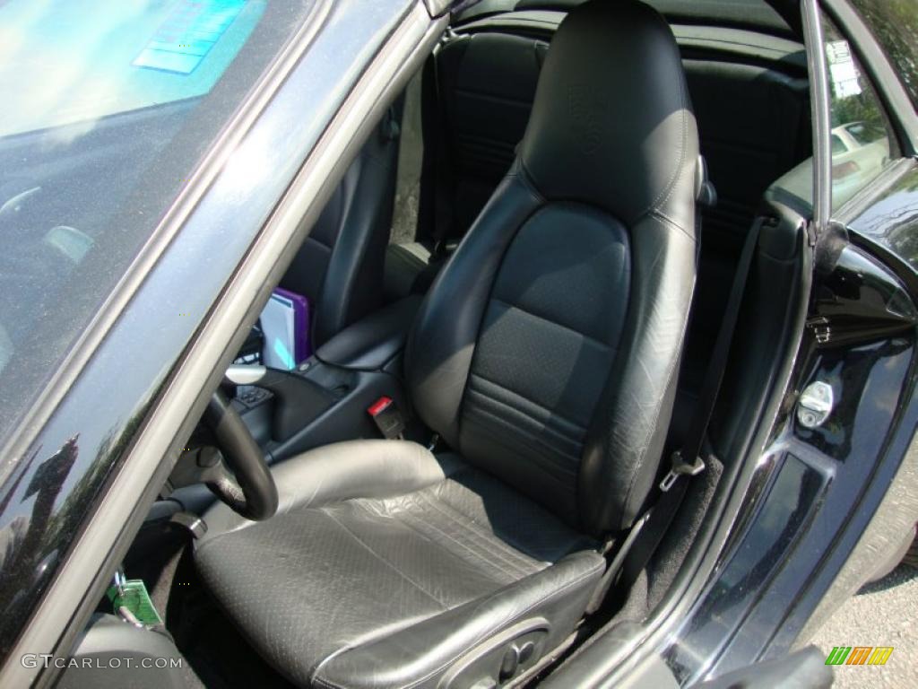 Black Interior 2004 Porsche 911 Carrera Cabriolet Photo #30971413