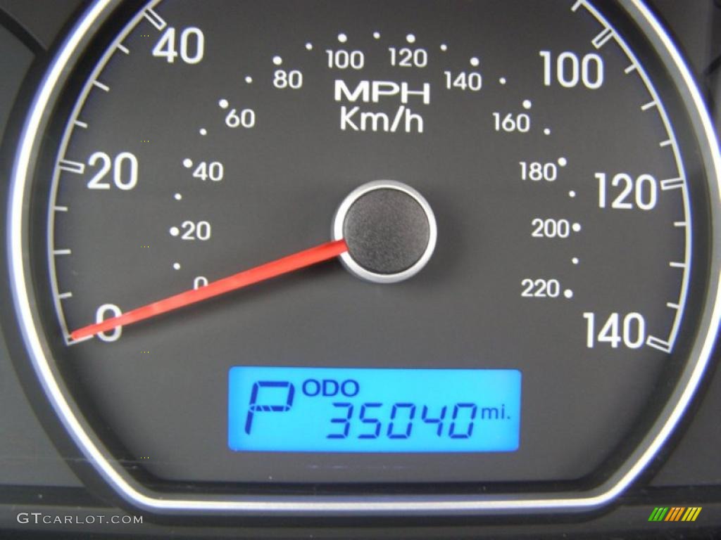 2009 Elantra GLS Sedan - Regatta Blue / Gray photo #2