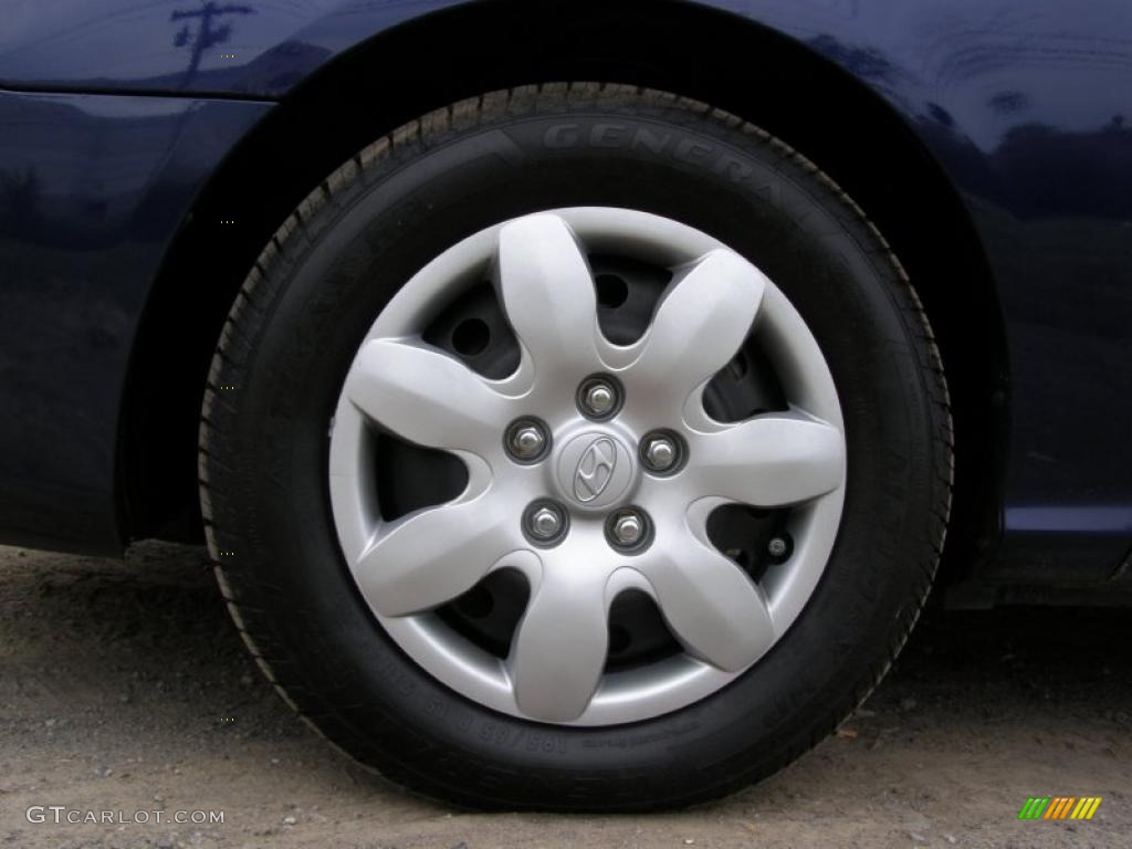 2009 Elantra GLS Sedan - Regatta Blue / Gray photo #13