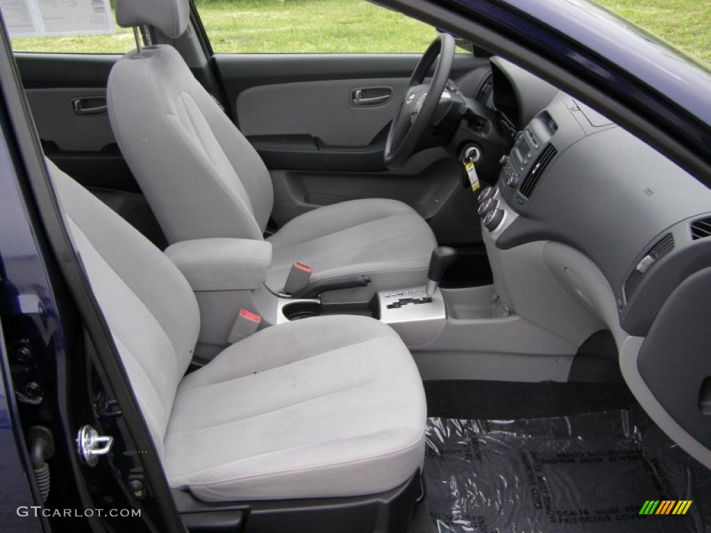 2009 Elantra GLS Sedan - Regatta Blue / Gray photo #14
