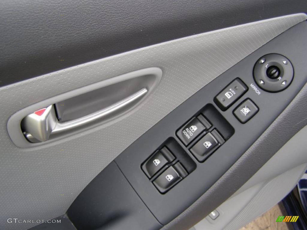 2009 Elantra GLS Sedan - Regatta Blue / Gray photo #18
