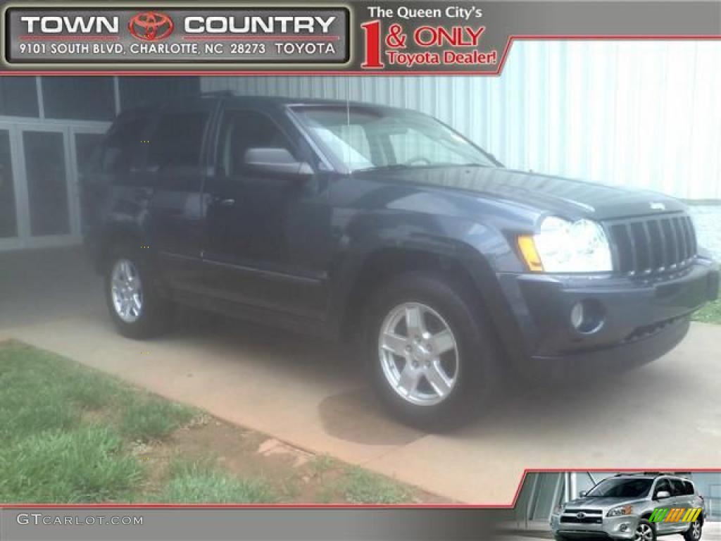 2007 Grand Cherokee Laredo - Steel Blue Metallic / Medium Slate Gray photo #1