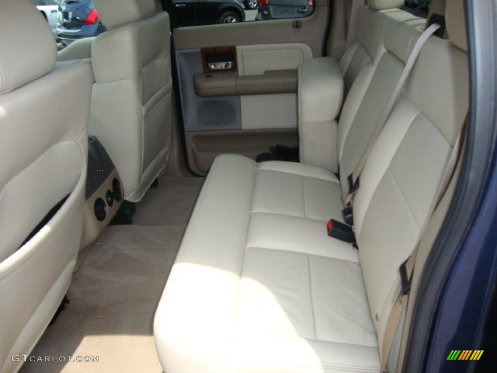 2004 F150 Lariat SuperCrew 4x4 - Medium Wedgewood Blue Metallic / Tan photo #9