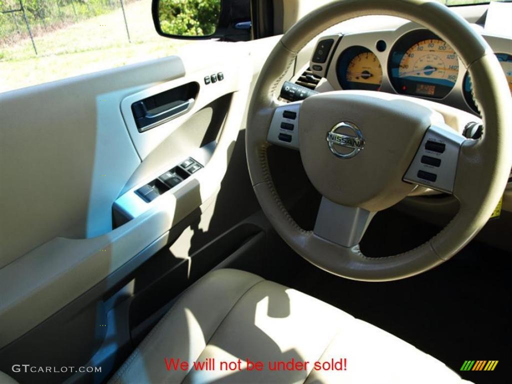 2004 Murano SL AWD - Glacier Pearl White / Cafe Latte photo #10