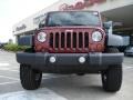 2010 Red Rock Crystal Pearl Jeep Wrangler Sport 4x4  photo #8