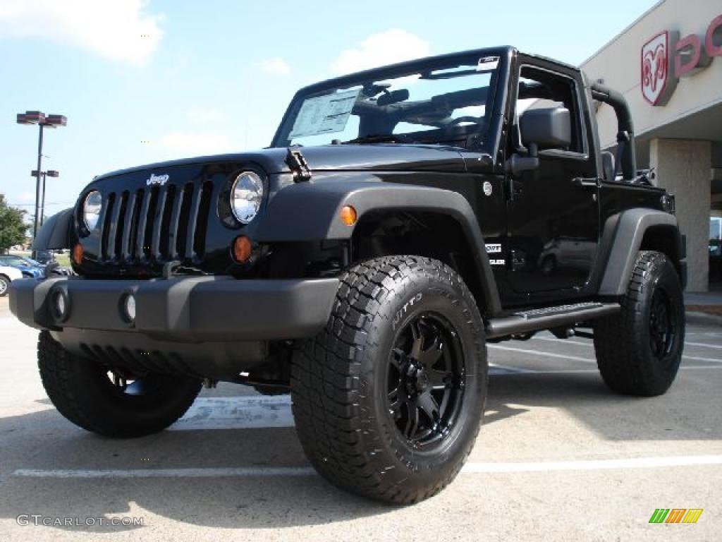 2010 Wrangler Sport 4x4 - Black / Dark Slate Gray/Medium Slate Gray photo #7