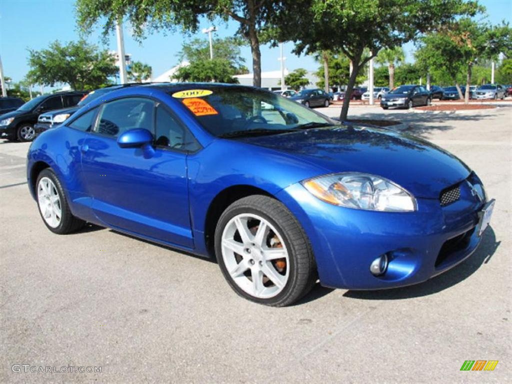 2006 Eclipse GT Coupe - UV Blue Pearl / Dark Charcoal photo #1