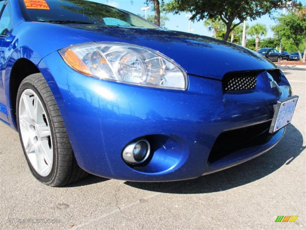 2006 Eclipse GT Coupe - UV Blue Pearl / Dark Charcoal photo #4