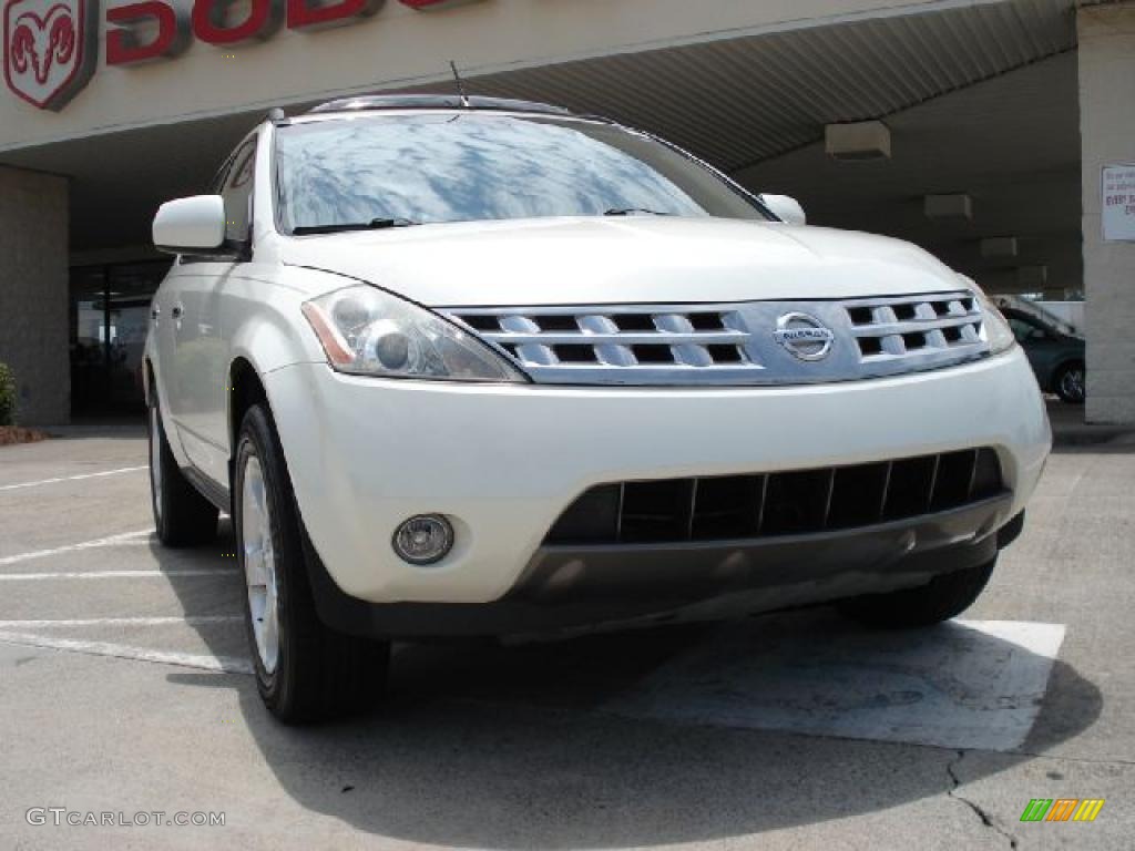 Glacier Pearl White Nissan Murano