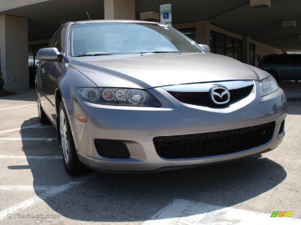 2006 MAZDA6 i Sedan - Tungsten Gray Metallic / Gray photo #1