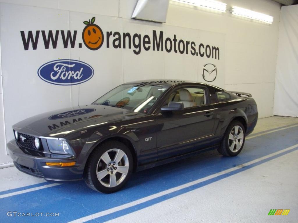 2007 Mustang GT Premium Coupe - Alloy Metallic / Medium Parchment photo #1