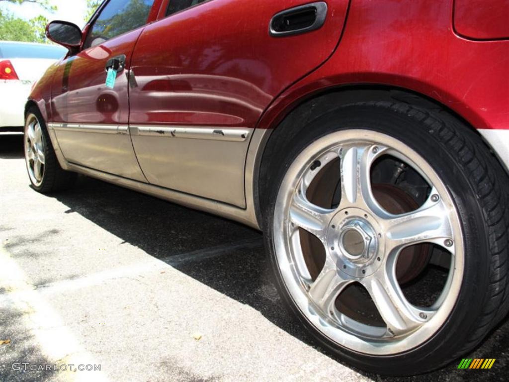 1999 Corolla CE - Venetian Red Pearl / Pebble Beige photo #3