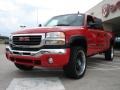 2007 Fire Red GMC Sierra 2500HD Classic SLT Crew Cab 4x4  photo #7